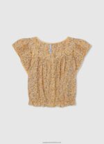 Mousse Hilary Blouse With Openwork Details Pepe Jeans L20F2F1472 Girl - Image 4