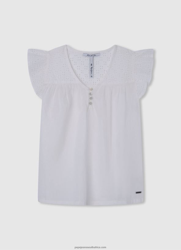 mousse_hilary_blouse_with_openwork_details_pepe_jeans_l20f2f1472_girl.jpg Mousse Hilary Blouse With Openwork Details Pepe Jeans L20F2F1472 Girl - Image 1