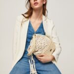 Mousse Macrame And Straw Bucket Bag Pepe Jeans L20F2F740 Women