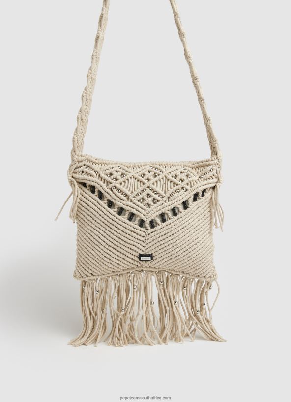 mousse_macrame_crossbody_bag_pepe_jeans_l20f2f709_women.jpg Mousse Macrame Crossbody Bag Pepe Jeans L20F2F709 Women - Image 1