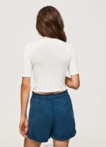 Mousse Ribbed Cardigan Shirt Pepe Jeans L20F2F383 Women - Image 4