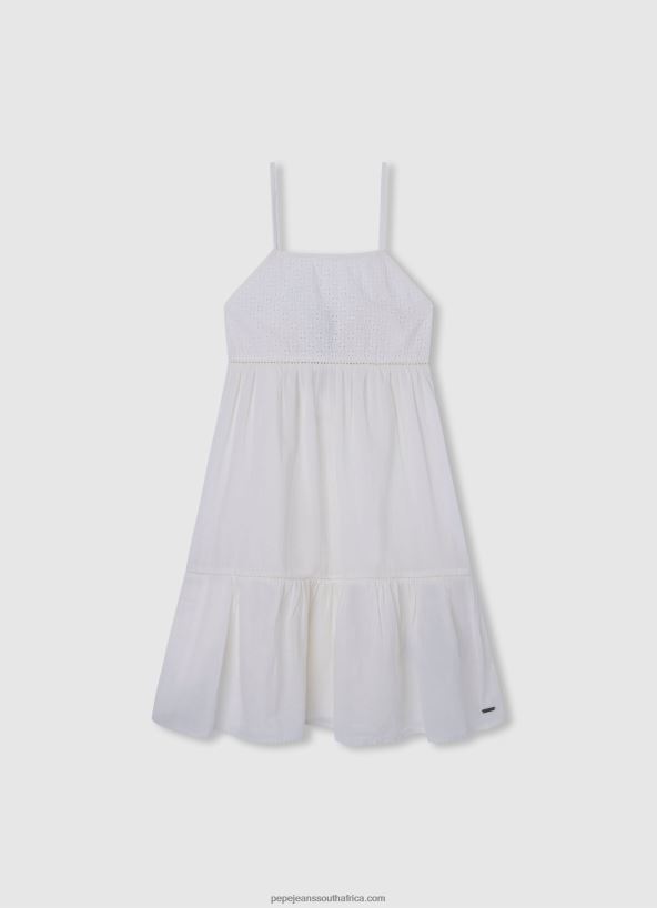 mousse_romantic_cotton_dress_pepe_jeans_l20f2f1398_girl.jpg Mousse Romantic Cotton Dress Pepe Jeans L20F2F1398 Girl - Image 1