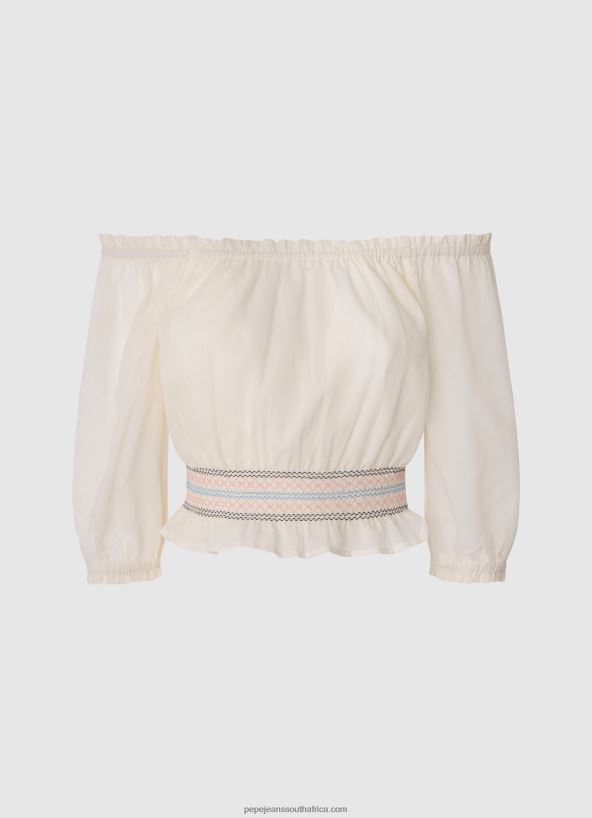 mousse_top_sella_ruffled_front_panel_pepe_jeans_l20f2f1434_girl.jpg Mousse Top Sella Ruffled Front Panel Pepe Jeans L20F2F1434 Girl - Image 1