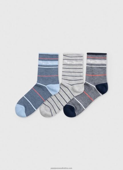 Multi 3Pack Striped Socks Pepe Jeans L20F2F564 Women