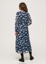 Multi Blita Printed Midi Dress Pepe Jeans L20F2F194 Women - Image 4