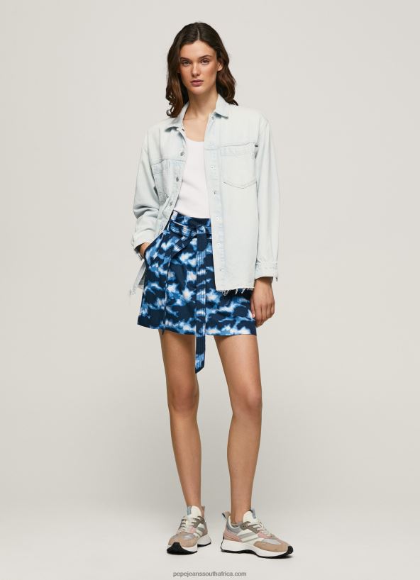 multi_camouflage_print_mini_skirt_pepe_jeans_l20f2f500_women.jpg Multi Camouflage Print Mini Skirt Pepe Jeans L20F2F500 Women - Image 1