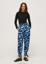 Multi Camouflage Print Pants Pepe Jeans L20F2F305 Women