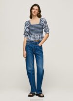 Multi Checkered Print Cropped Fit Top Pepe Jeans L20F2F370 Women - Image 2