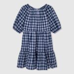 Multi Checkered Print Dress Pepe Jeans L20F2F1372 Girl