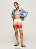 Multi Faded Effect Cotton Shorts Pepe Jeans L20F2F506 Women