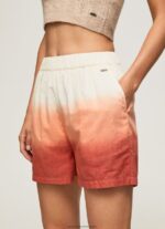 Multi Faded Effect Cotton Shorts Pepe Jeans L20F2F506 Women - Image 3