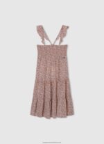 Multi Floral Chiffon Dress Pepe Jeans L20F2F1400 Girl - Image 4