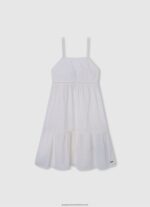 Multi Floral Chiffon Dress Pepe Jeans L20F2F1400 Girl - Image 5