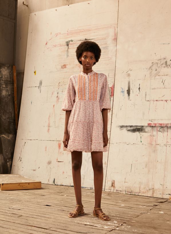 multi_floral_print_dress_pepe_jeans_l20f2f181_women.jpg Multi Floral Print Dress Pepe Jeans L20F2F181 Women - Image 1