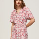 Multi Floral Print Short Jumpsuit Pepe Jeans L20F2F168 Women