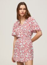 Multi Floral Print Short Jumpsuit Pepe Jeans L20F2F168 Women