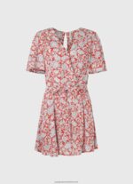Multi Floral Print Short Jumpsuit Pepe Jeans L20F2F168 Women - Image 5