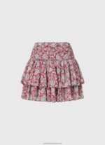 Multi Floral Print Skirt Pepe Jeans L20F2F503 Women - Image 5