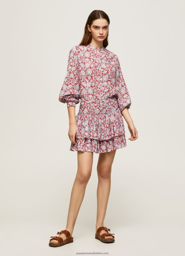 multi_floral_print_skirt_pepe_jeans_l20f2f503_women.jpg Multi Floral Print Skirt Pepe Jeans L20F2F503 Women - Image 1