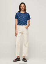 Multi Floral Print T-Shirt Pepe Jeans L20F2F444 Women - Image 2