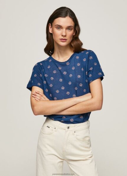 Multi Floral Print T-Shirt Pepe Jeans L20F2F444 Women