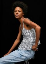Multi Floral Print Tank Top Pepe Jeans L20F2F334 Women