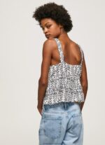 Multi Floral Print Tank Top Pepe Jeans L20F2F334 Women - Image 5