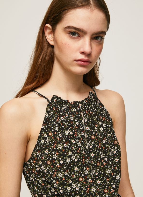 multi_floral_print_tank_top_pepe_jeans_l20f2f366_women.jpg Multi Floral Print Tank Top Pepe Jeans L20F2F366 Women - Image 1