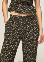 Multi Floral Print Wide Trousers Pepe Jeans L20F2F292 Women - Image 3