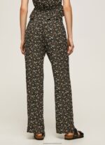Multi Floral Print Wide Trousers Pepe Jeans L20F2F292 Women - Image 4