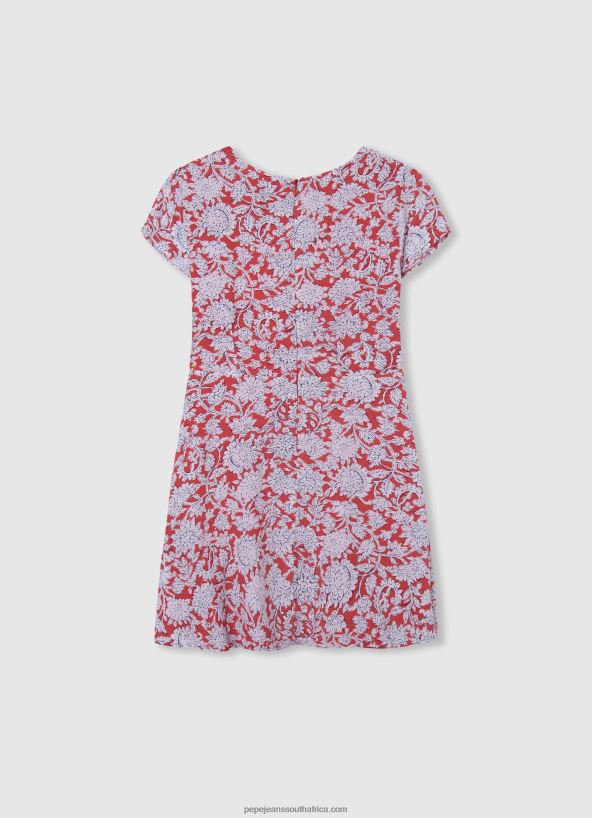 multi_floral_printed_dress_pepe_jeans_l20f2f1379_girl.jpg Multi Floral Printed Dress Pepe Jeans L20F2F1379 Girl - Image 1