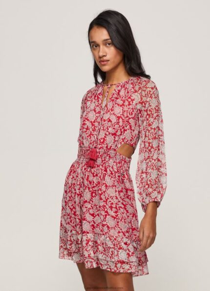 Multi Floral Printed Dress Pepe Jeans L20F2F144 Women