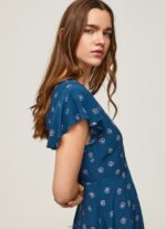 Multi Floral Printed Dress Pepe Jeans L20F2F193 Women - Image 3