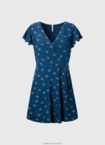 Multi Floral Printed Dress Pepe Jeans L20F2F193 Women - Image 5