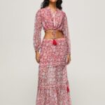 Multi Floral Printed Skirt Pepe Jeans L20F2F477 Women