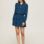 Multi Floral Printed Skirt Pepe Jeans L20F2F505 Women