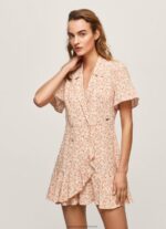 Multi Floral Wrapped Dress Pepe Jeans L20F2F213 Women