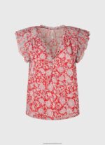 Multi Flower Printed Blouse Pepe Jeans L20F2F372 Women - Image 5