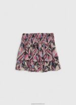 Multi Flowing Skirt With Frills Pepe Jeans L20F2F494 Women - Image 5