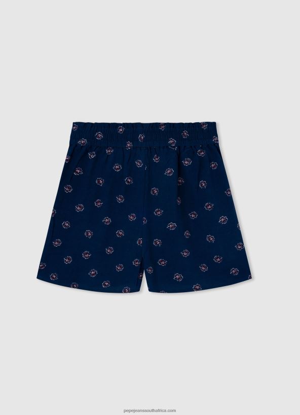 Multi Jules Floral Print Shorts Pepe Jeans L20F2F1489 Girl - Image 2