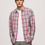 Multi Loick Checkered Poplin Shirt Pepe Jeans L20F2F1067 Men
