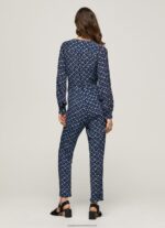Multi Long Jumpsuit With Geometric Print Pepe Jeans L20F2F199 Women - Image 4