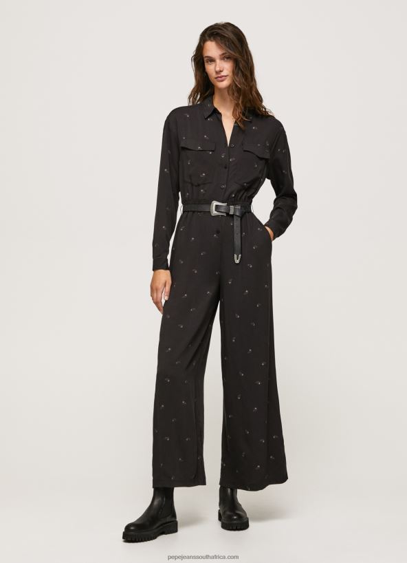 multi_long_paisley_dungarees_pepe_jeans_l20f2f156_women.jpg Multi Long Paisley Dungarees Pepe Jeans L20F2F156 Women - Image 1