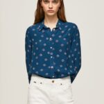Multi Long Sleeved Floral Shirt Pepe Jeans L20F2F371 Women