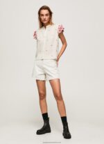 Multi Mao Blouse Embroidered Details Pepe Jeans L20F2F322 Women - Image 2