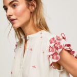 Multi Mao Blouse Embroidered Details Pepe Jeans L20F2F322 Women