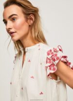 Multi Mao Blouse Embroidered Details Pepe Jeans L20F2F322 Women