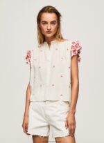 Multi Mao Blouse Embroidered Details Pepe Jeans L20F2F322 Women - Image 3