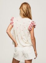 Multi Mao Blouse Embroidered Details Pepe Jeans L20F2F322 Women - Image 4
