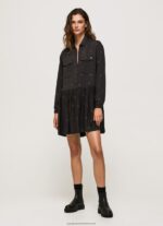 Multi Paisley Print Short Dress Pepe Jeans L20F2F155 Women